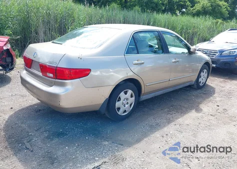2005 Honda Accord 2.4 Lx из США, поврежденный, VIN 1HGCM56425A079828